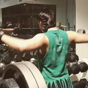 17 years old Powerlifter Heather Shoulders workout