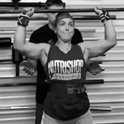 18 years old Powerlifter Heather Workout muscles