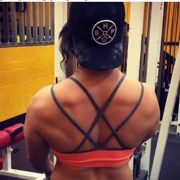 18 years old Powerlifter Heather Back workout