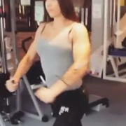 16 years old Fitness girl Takia Workout muscles