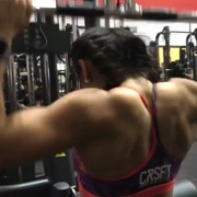 16 years old Crossfit Maria Back workout