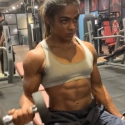 18 years old Fitness girl Suprity Biceps curls