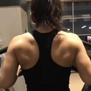 19 years old Fitness girl Claudia Back workout