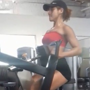 16 years old Fitness girl Daniela Workout muscles